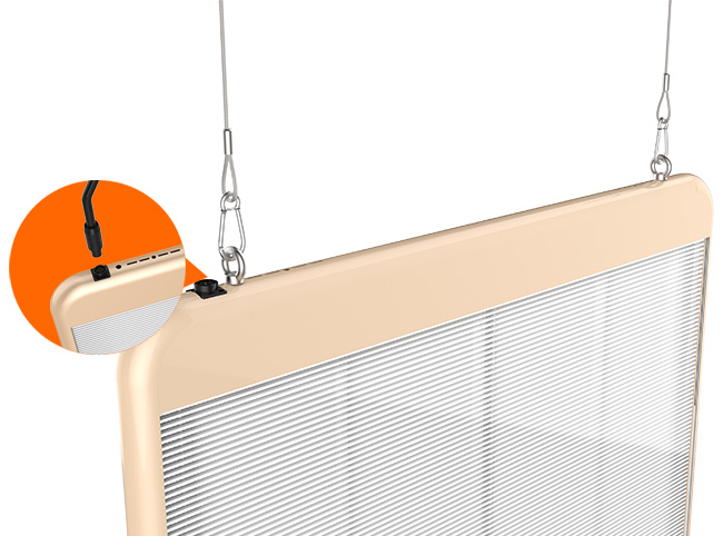 Pantalla led transparente para escaparates fácil instalación