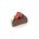 TARTA DE CHOCOLATE con fresas, Replica de comida, ficticio de alimentos, fake food, alimentos de plástico