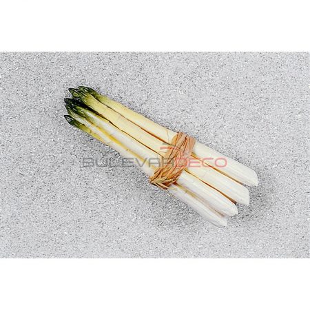 RÉPLICA MANOJO DE ESPÁRRAGOS BLANCOS-VERDES 20 CM, RÉPLICA comida, alimentos ficticios, fake food, réplica de comida, réplica de alimentos, alimentos de plástico decorativos, imitación de comida, imitación de alimentos, alimentos no perecederos