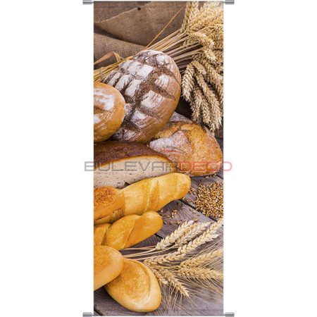 FONDO/BANNER PAN VARIADO Y ESPIGAS DE TRIGO, 75X180CM,comida, alimentos ficticios, fake food, réplica de comida, réplica de alimentos, alimentos de plástico decorativos, imitación de comida, imitación de alimentos, alimentos no perecederos, Imitación y alimentos ficticios bulevardeco.com