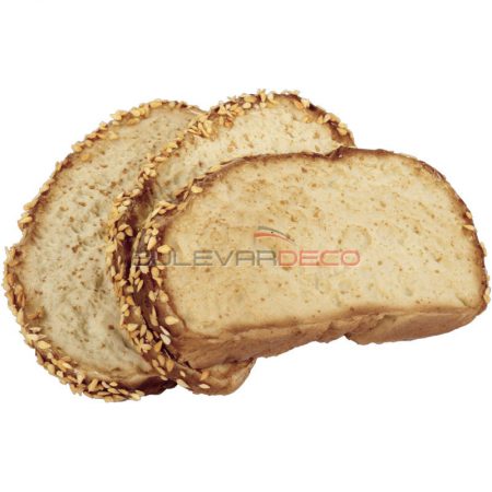 RÉPLICA REBANADAS DE PAN DE SÉSAMO, 3 PIEZAS, 12X6X1CM,comida, alimentos ficticios, fake food, réplica de comida, réplica de alimentos, alimentos de plástico decorativos, imitación de comida, imitación de alimentos, alimentos no perecederos, Imitación y alimentos ficticios bulevardeco.com