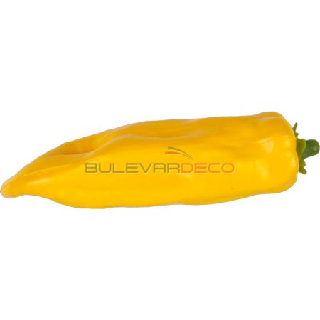 RÉPLICA PIMIENTO ALARGADO AMARILLO Ø4x16CM comida, alimentos ficticios, fake food, réplica de comida, réplica de alimentos, alimentos de plástico decorativos, imitación de comida, imitación de alimentos, alimentos no perecederos, Imitación y alimentos ficticios bulevardeco.com