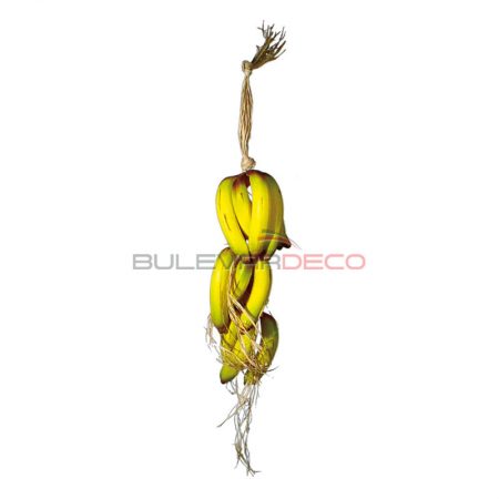 RÉPLICA GUIRNALDA DE BANANAS, 15UDS., 50CM, comida, alimentos ficticios, fake food, réplica de comida, réplica de alimentos, alimentos de plástico decorativos, imitación de comida, imitación de alimentos, alimentos no perecederos, Imitación y alimentos ficticios bulevardeco.com