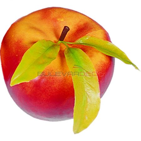 RÉPLICA MANZANA GRANDE CON HOJAS, 15CM, comida, alimentos ficticios, fake food, réplica de comida, réplica de alimentos, alimentos de plástico decorativos, imitación de comida, imitación de alimentos, alimentos no perecederos, Imitación y alimentos ficticios bulevardeco.com