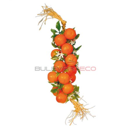 RÉPLICA TRENZA DE NARANJAS CON HOJAS Y FLOR, 20 PIEZAS, 50CM, comida, alimentos ficticios, fake food, réplica de comida, réplica de alimentos, alimentos de plástico decorativos, imitación de comida, imitación de alimentos, alimentos no perecederos, Imitación y alimentos ficticios bulevardeco.com