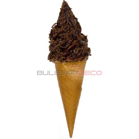 RÉPLICA HELADO DE CHOCOLATE CON VIRUTAS DE COLORES, comida, alimentos ficticios, fake food, réplica de comida, réplica de alimentos, alimentos de plástico decorativos, imitación de comida, imitación de alimentos, alimentos no perecederos, Imitación y alimentos ficticios bulevardeco.com