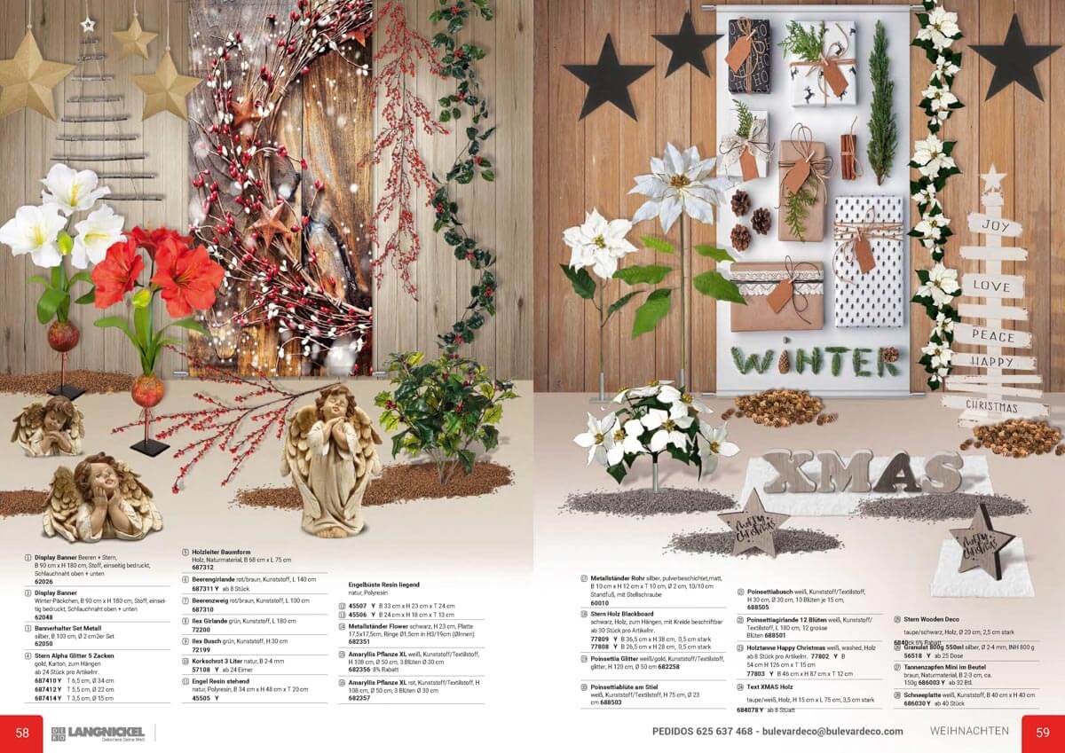 Decoración escaparates navidad catalogo 2018, escaparatismo en navidad, decoración navideña, arboles de navidad, estrellas de navidad, guirnaldas de navidad, luces de navidad