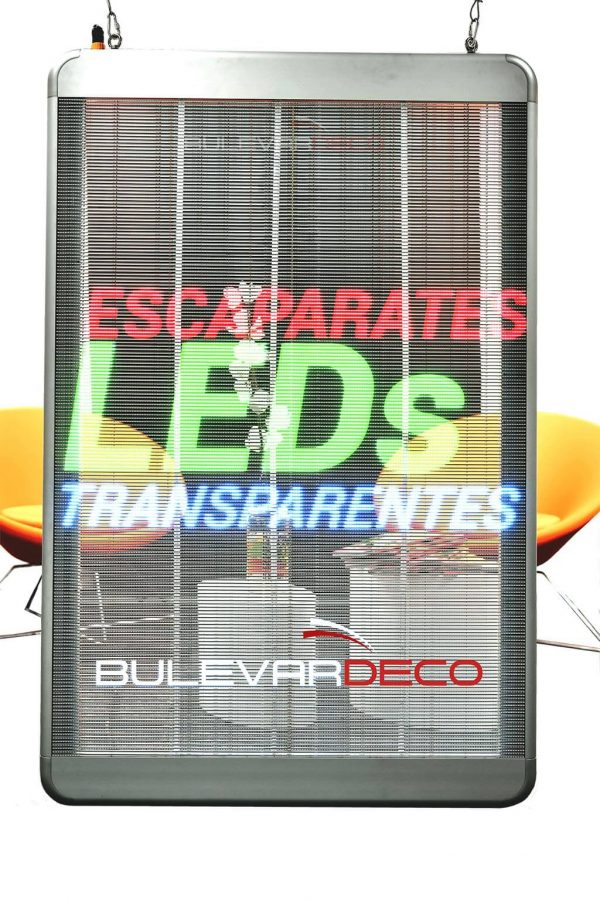 Pantalla led transparente de alta luminosidad, para escaparates. Pantalla led transparente de alta luminosidad, para escaparates.