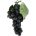 RÉPLICA UVAS NEGRAS 16 CM, réplica de comida, alimentos ficticios, réplica de alimentos, imitación alimentos, fake food, comida de imitación, sampuru