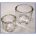PORTAVELAS DE CRISTAL 8 CM Ø 9 CM, decoración para restaurantes, decoración para hoteles, decoración para tiendas, cristal decorativo, jarrones para la mesa, jarrón para la decoración de la mesa, réplica de comida para los jarrones de cristal, decoración cristal con réplica de comida, exposición de imitación de comida con jarrones de cristal transparente