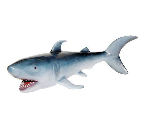 Tiburón real figura realística tamaño real, figuras de animales, figuras de personajes
